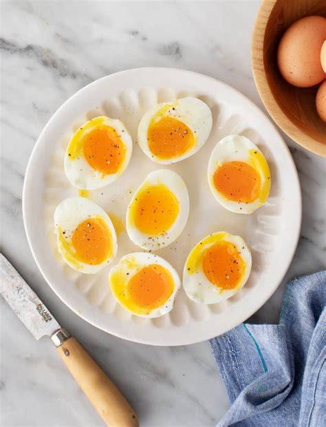 perfect soft boiled eggs test kitchen|perfect runny boiled egg time.